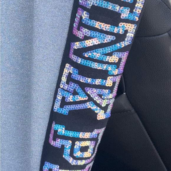 RARE HTF VS PINK Fashion Show Mermaid Bling Sweatpant Joggers - Picture 12 of 15